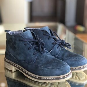 Kids Blue Suede Shoes